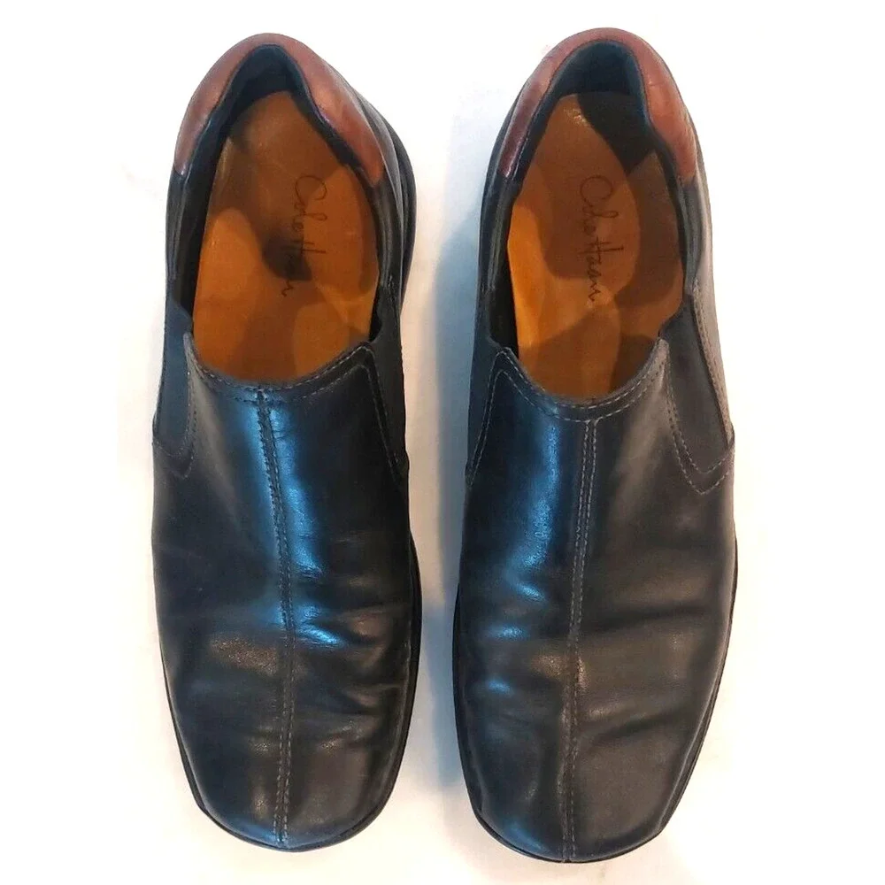Cole Haan‎ Zeno Slip On Leather Loafers C02934 - Black 9.5 M EUC